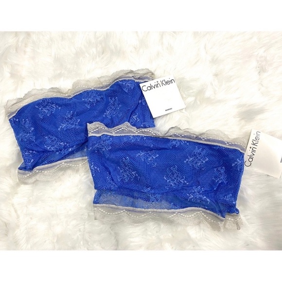 Calvin Klein Other - #13 NEW Calvin Klien Blue Lace Bandeau